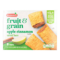 Brookshire's Apple Cinnamon Fruit & Grain Cereal Bars - 10.4 Ounce