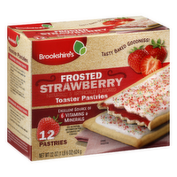 Brookshire's Frosted Strawberry Toaster Pastries - 22 Ounce