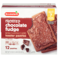 Brookshire's Frosted Chocolate Fudge Toaster Pastries - 22 Ounce