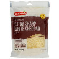 Brookshire's Shredded Extra Sharp White Cheddar Cheese - 7 Ounce