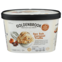 Goldenbrook Sea Salt Caramel Truffle Premium Ice Cream - 1.5 Quart