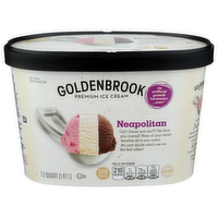 Goldenbrook Neapolitan Premium Ice Cream - 1.5 Quart