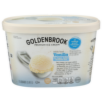 Goldenbrook Vanilla No Sugar Added Reduced Fat Premium Ice Cream - 1.5 Quart