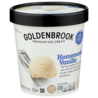 Goldenbrook Homemade Vanilla Premium Ice Cream - 1 Pint
