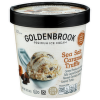 Goldenbrook Sea Salt Caramel Truffle Premium Ice Cream - 1 Pint