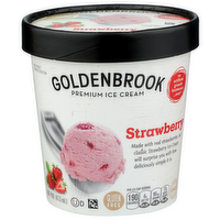 Goldenbrook Strawberry Premium Ice Cream - 1 Pint
