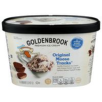 Goldenbrook Original Moose Tracks Premium Ice Cream - 1.5 Quart
