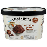 Goldenbrook Chocolate Moose Tracks Premium Ice Cream - 1.5 Quart