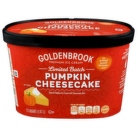 Goldenbrook Pumpkin Cheesecake Premium Ice Cream - 1.5 Quart