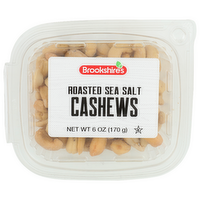 Brookshire's Roasted Sea Salt Cashews - 6 Ounce
