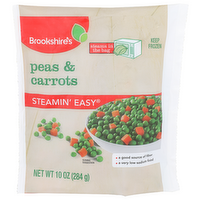 Brookshire's Steamin' Easy Peas & Carrots - 10 Ounce