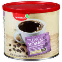 Brookshire's Medium Dark French Roast Ground Coffee - 24.2 Ounce
