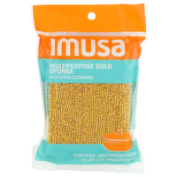 Imusa Non-Stick Cookware Multipurpose Gold Sponge - 1 Each