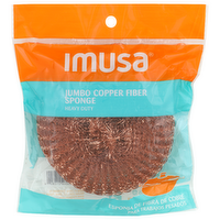 Imusa Heavy Duty Jumbo Copper Fiber Sponge - 1 Each
