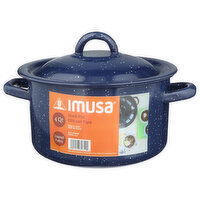 Imusa Blue Enamel Stock Pot - 1 Each