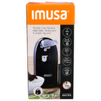 Imusa Electric Can Opener With Knife Sharpener & Bottle - 1 Each