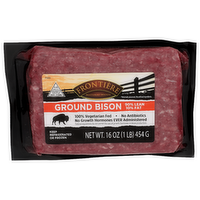 Frontiere Natural Meats 90% Lean 10% Fat Ground Bison - 16 Ounce