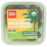BARD VALLEY NATURAL DELIGHTS Sweet Spices Caramel Honey Like Flavor Pitted Medjool Dates No Seed X 24 Organic - 340 Gram