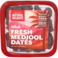 NATURAL DELIGHTS Conventional Whole Medjool Dates - 12 Ounce