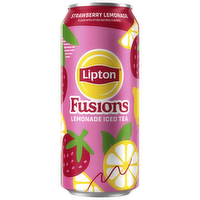 Lipton Fusions Iced Tea Strawberry Lemonade - 16 Fluid Ounce