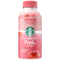 Starbucks Pink Drink Strawberry Acai Flavored Coconutmilk Beverage - 14 Fluid Ounce
