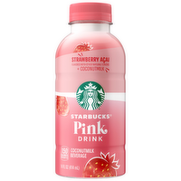 Starbucks Pink Drink Strawberry Acai Flavored Coconutmilk Beverage - 14 Fluid Ounce