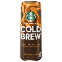 Starbucks Cold Brew Premium Coffee Drink Salted Caramel Cream - 11 Fluid Ounce