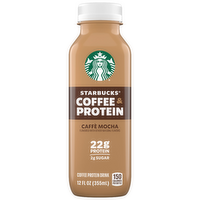 Starbucks Coffee Protein Drink Cafe Mocha - 12 Fluid Ounce