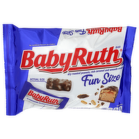 Baby Ruth Dry Roasted Peanuts, Rich Caramel And Smooth Nougat Fun Size Candy Bar - 10.2 Ounce