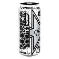 Rockstar Energy Drink, Silver Iced, Pure Zero