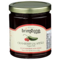 BRIMSTONE ORIGINALS Cranberry Jalapeno Pepper Jelly - 11.5 Ounce