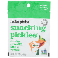 Rick's Picks Cumin-Lime Dill Pickle Spears - 2.2 Ounce