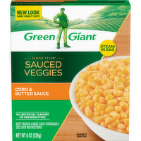 Green Giant Simply Steam Sauced Veggies Corn & Butter Sauce - 8 Ounce
