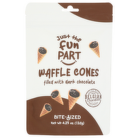 Just The Fun Part Waffle Cone Mini Dk Choc - 4.23 Ounce
