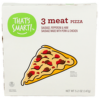 That's Smart! Sausage, Pepperoni & Ham. Pizza - 1.733 Ounce - 3 Count