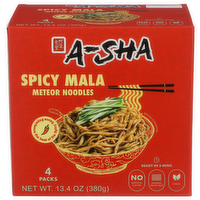 A-SHA Galaxy Spicy Sauce BT21 Universtar Noodle Box - 3.35 Ounce - 4 Count