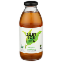 JUST ICE TEA Original Unsweetened Rtd Green - 16 Fluid Ounce