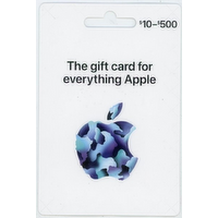 Apple INC. $10-500 Gift Card - 1 Each