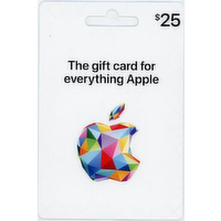Apple INC. $25 Gift Card - 1 Each