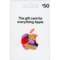Apple INC. $50 Gift Card - 1 Each