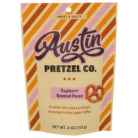 AUSTIN PRETZEL CO. Southern Roasted Pecan Sweet & Salty Pretzels - 4 Ounce
