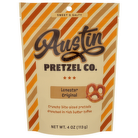 AUSTIN PRETZEL CO. Lonestar Original Crunchy Sweet & Salty Pretzels - 4 Ounce