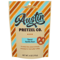 AUSTIN PRETZEL CO. Sweet Vanilla Bean & Salty Pretzels - 4 Ounce
