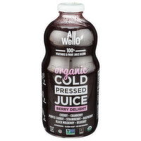 Allwello Organic Cold-Pressed Berry Delight Juice - 32 Fluid Ounce