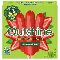 Outshine Strawberry Frozen Fruit Pops, 12 Count - 12 Each