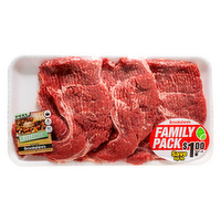 Family Pack Select Boneless Tenderized Chuck Steak - Avg 1.21 Lbs