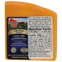 Henning's Wisconsin Cheese Cheddar Mammoth Wheel - Avg 0.64 Lb