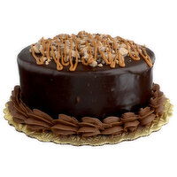 Double Layer Chocolate, White & Lemon Doberge Cake - 8 Inches