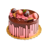 Gourmet Chocolate Strawberry Cake - 8 Inches