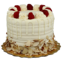 Gourmet Raspberry White Chocolate Cake - 6 Inches